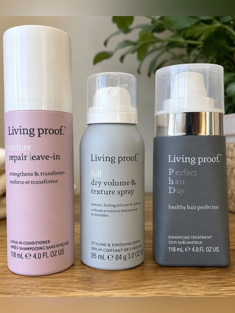 Living Proof *$30 Bundle Hair Restore Leave-In + Perfect Hair Day + Volume Spray